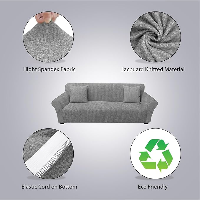 Sofa Slipcover with 2 Pillow Cover