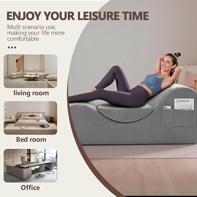 Yoga Chair Lounge for Adult, Ergonomic Chaise Lounge Chair