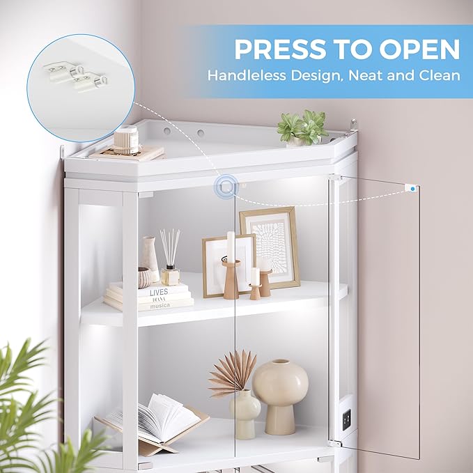 Jocoevol Corner Display Cabinet