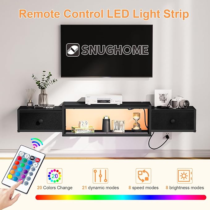 Snughome 63" Floating TV Stand