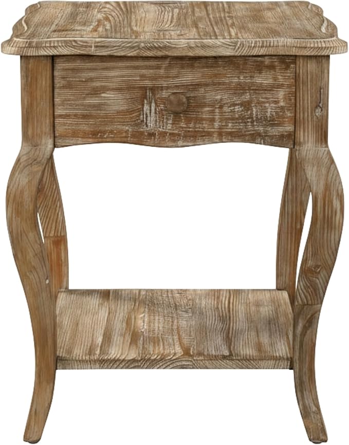 Austerity Rustic Solid Wood End Table