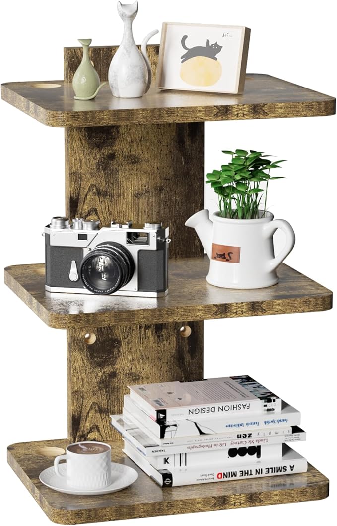 WALI Floating TV Shelf, 3 Tier Projector Shelf