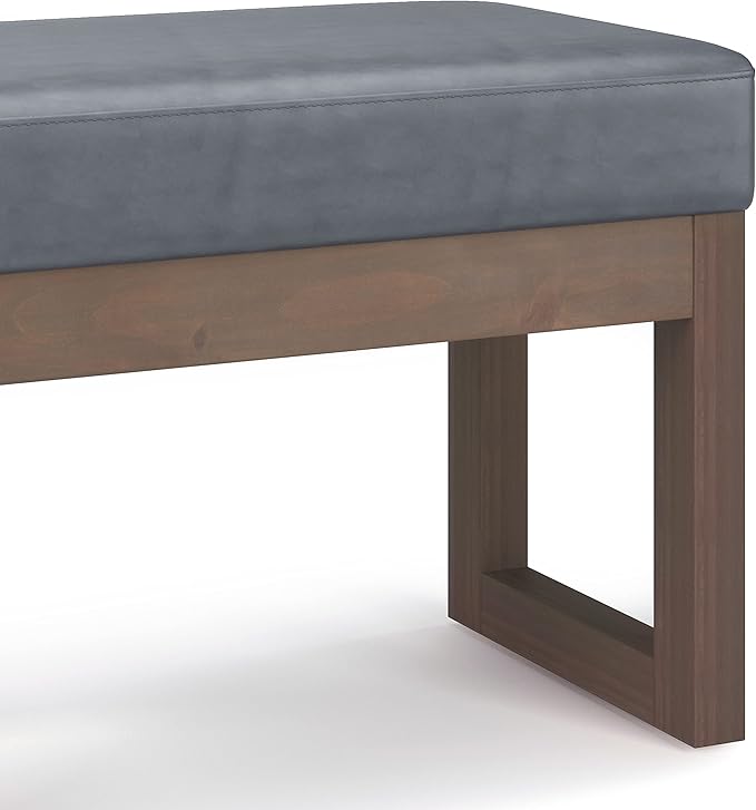 SIMPLIHOME Milltown Small Ottoman Bench