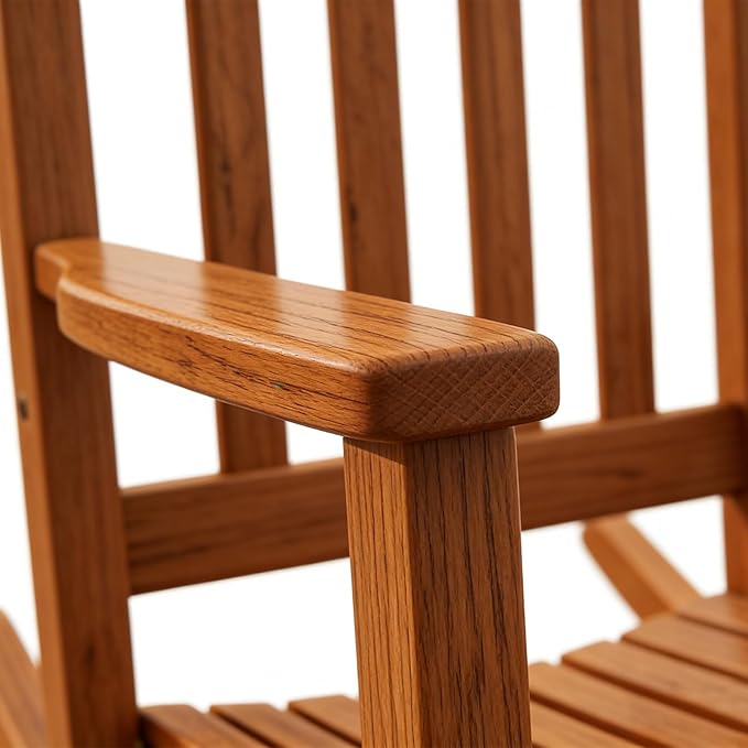 Oversized Outdoor Wooden Rocking Chair
