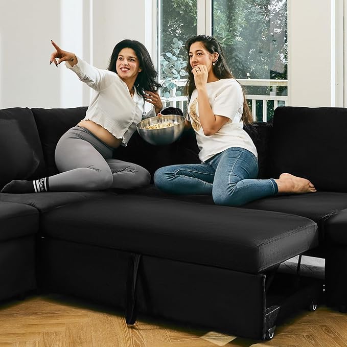 Belffin Modular Sectional Sleeper Sofa Bed