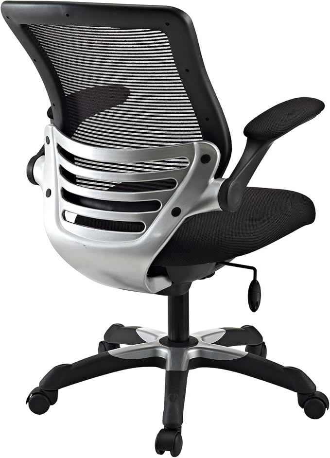 Modway Edge Mesh Back and Mesh Seat Office Chair In Black