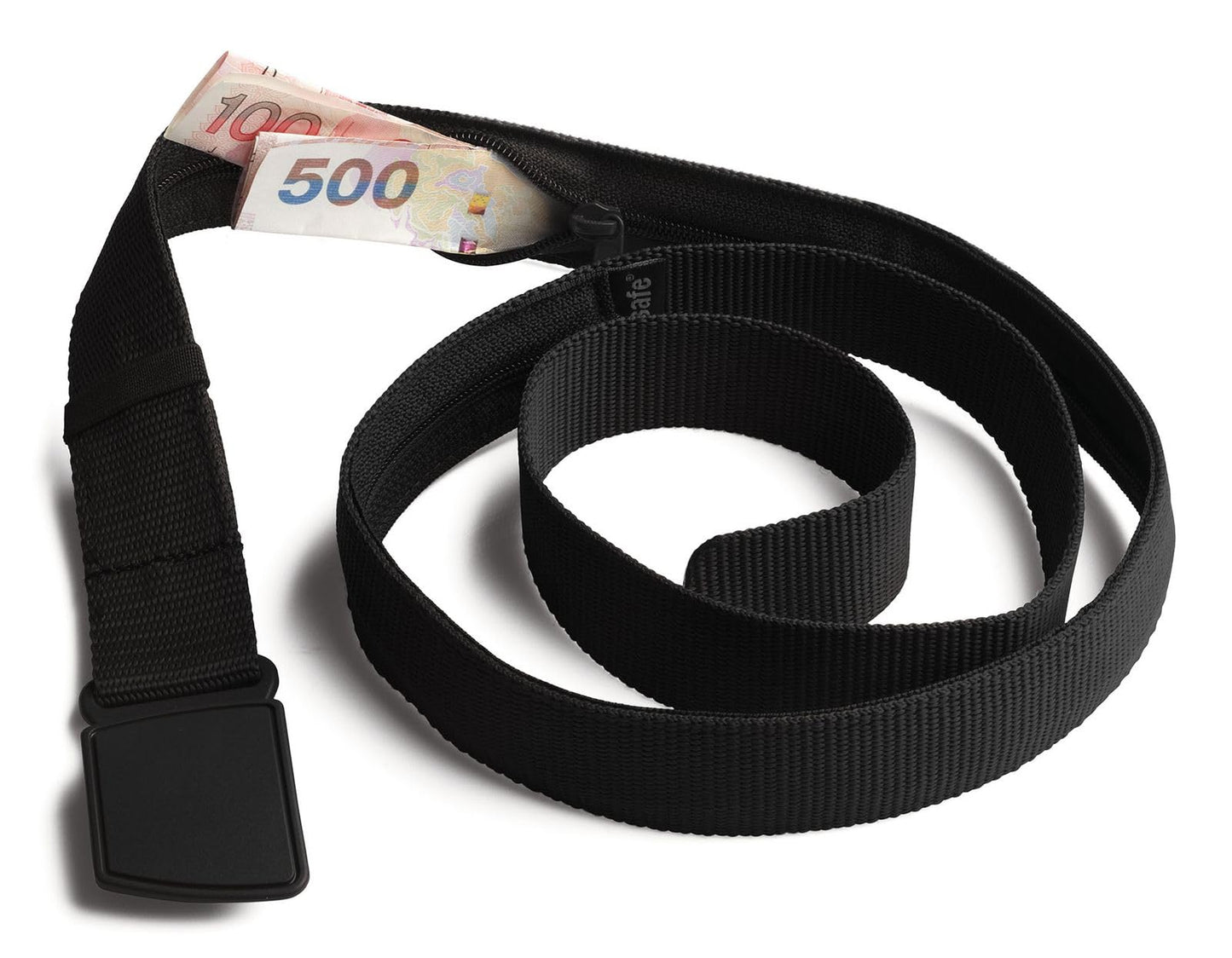 Pacsafe Cashsafe Anti-Theft Travel Belt Wallet, Black