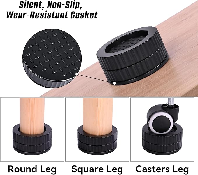 Adjustable Furniture Risers 1 inch