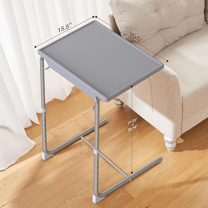 HUANUO Adjustable TV Tray Table