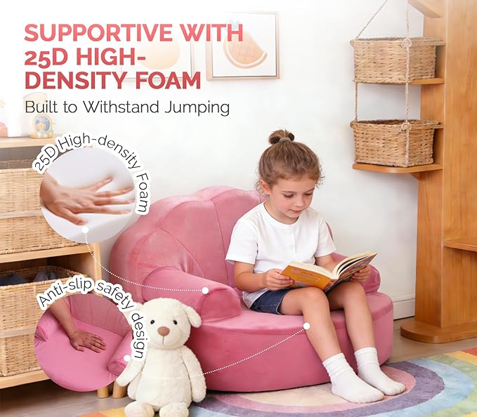 Snuggly Toddler Chair, Soft Kids Sofa