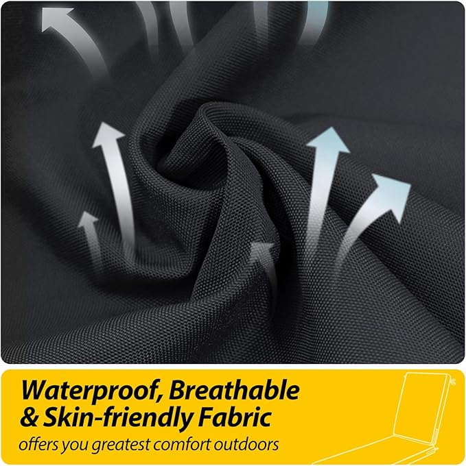AAAAAcessories Outdoor Chaise Lounge Cushions, Fade-Resistant, Waterproof Patio