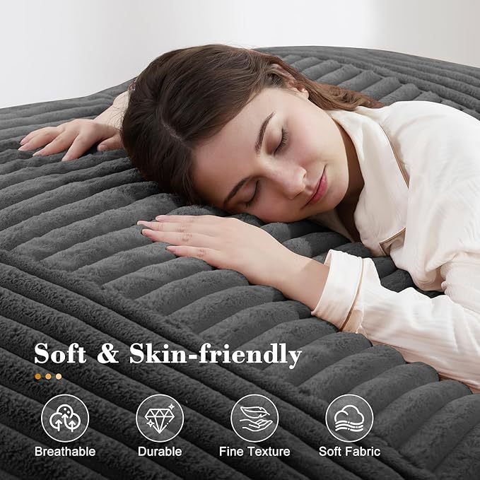 3-in-1 Giant Bean Bag Chair for Adults & Kids, Convertible Floor Sofa to