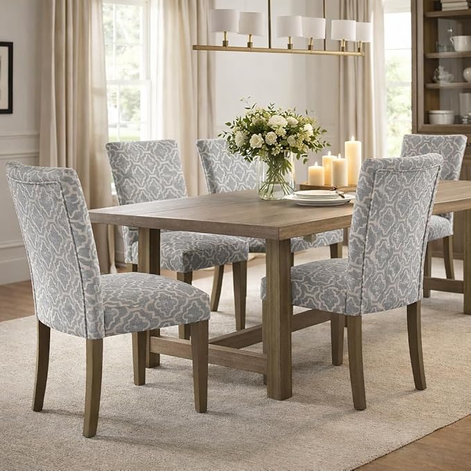 HomePop Parsons Classic Upholstered Accent Dining Chair