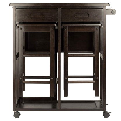 Winsome Suzanne Space Saver Set, for Kitchen, 33", Coffee