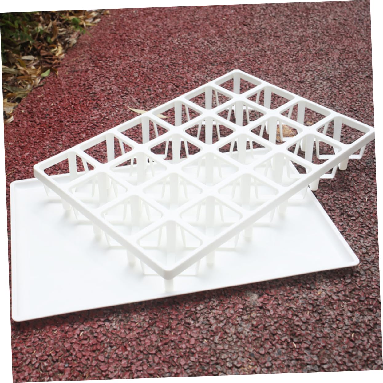 TOYANDONA 6Pcs Square Nursery Pot Holders for Vegetable Germination Durable Planting Tray Racks Lightweight and Reusable Greenhouse Sowing Trays for Plants
