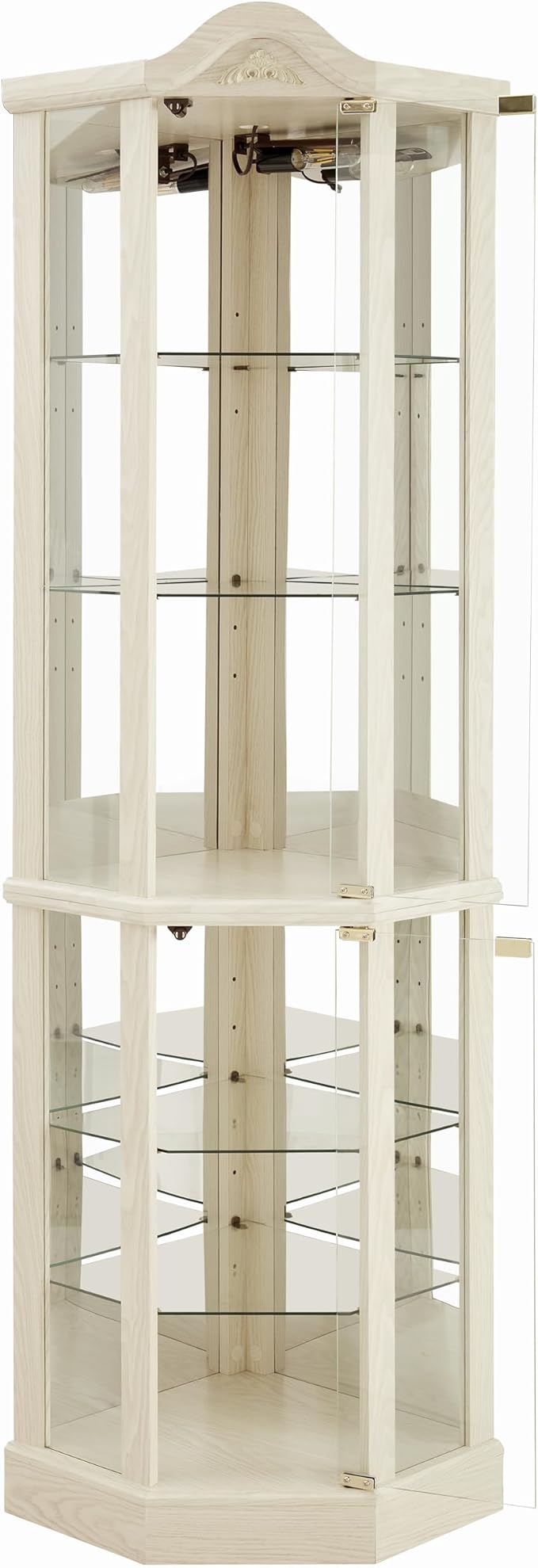 Glass Corner Display Cabinet