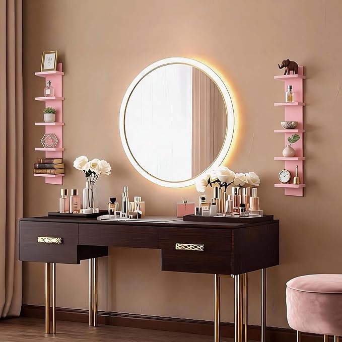 Homaterial 5 Tier Wall Shelf Unit, Decorative Wall Mount Vertical Shelving
