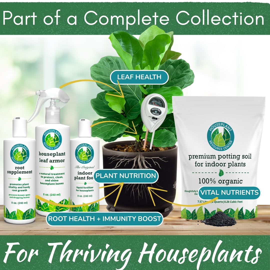 Houseplant Health Meter – 3-in-1 Tool to Prevent Overwatering, Root Rot & Leaf Burn | Test Soil Moisture, Sunlight & pH | Simple, Easy, Battery-Free | Suitable for Indoor, Outdoor & Potted Plants