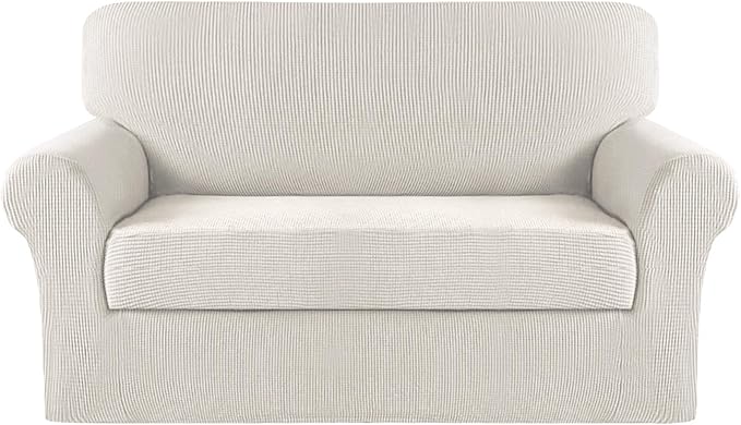 Turquoize Stretch Sofa Slipcover 2 Pieces Sofa Cover Couch Cover