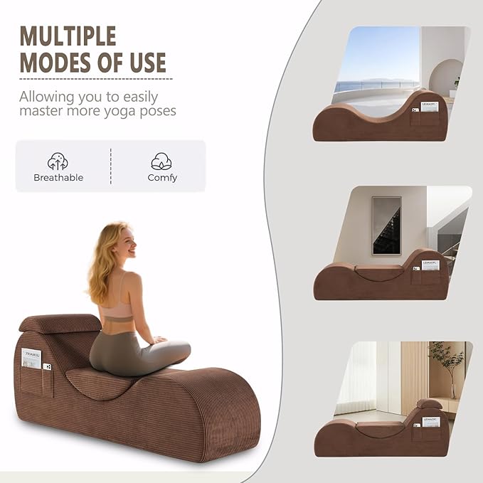 Yoga Chair Lounge for Adult, Ergonomic Chaise Lounge Chair
