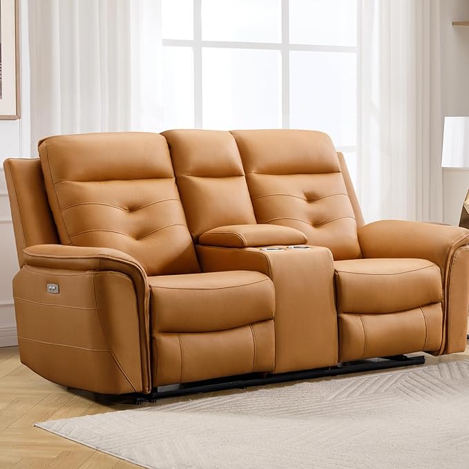 ANJ Power Reclining Loveseat Sofa