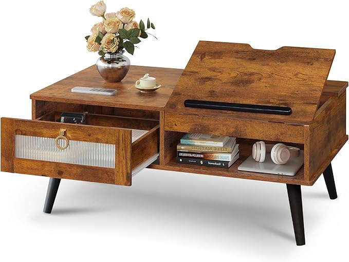 WLIVE Coffee Table, Lift Top Coffee Table