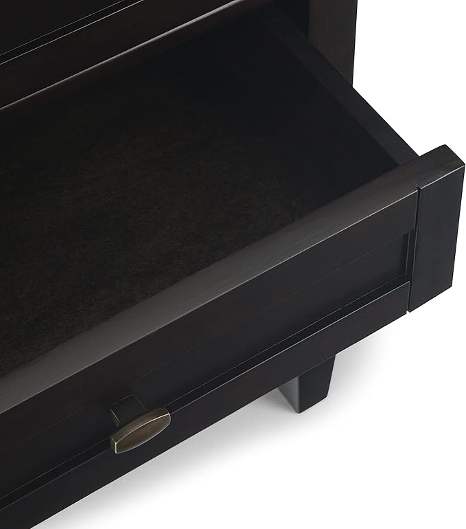 SIMPLIHOME Warm Shaker Bedside Table