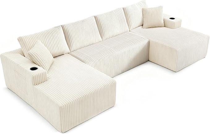 124" Oversized Sectional Couches