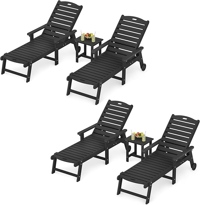 LUE BONA Outdoor Lounge Chair Set