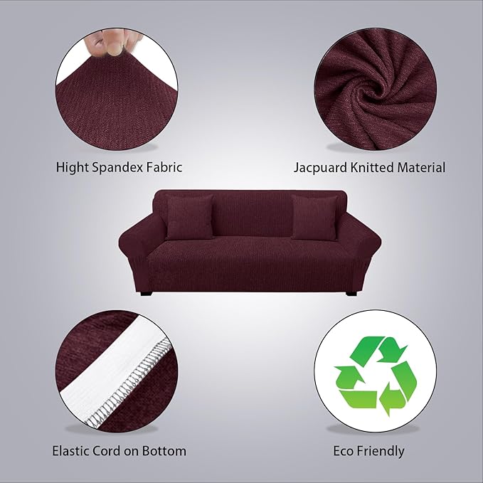 Sofa Slipcover with 2 Pillow Cover