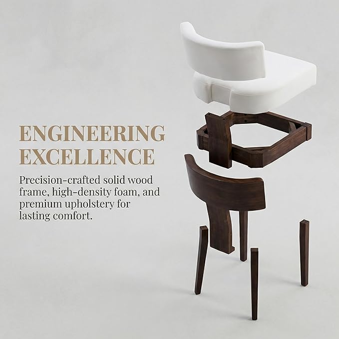 VESCASA Upholstered Farmhouse Dining Chairs
