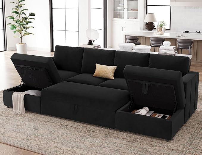 Belffin Modular Sectional Sleeper Sofa Bed