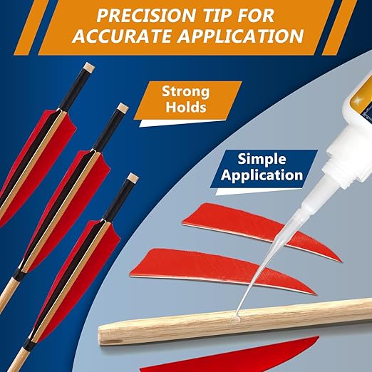 Fletching Glue 100g, Heavy Duty Arrow Glue Kit