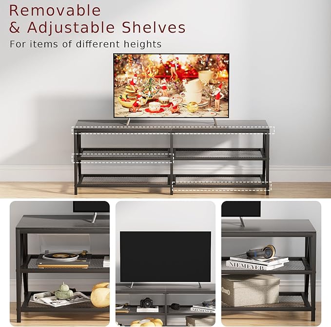 TV Stand for TVs up to 65 Inch, Entertainment Center for Living Room