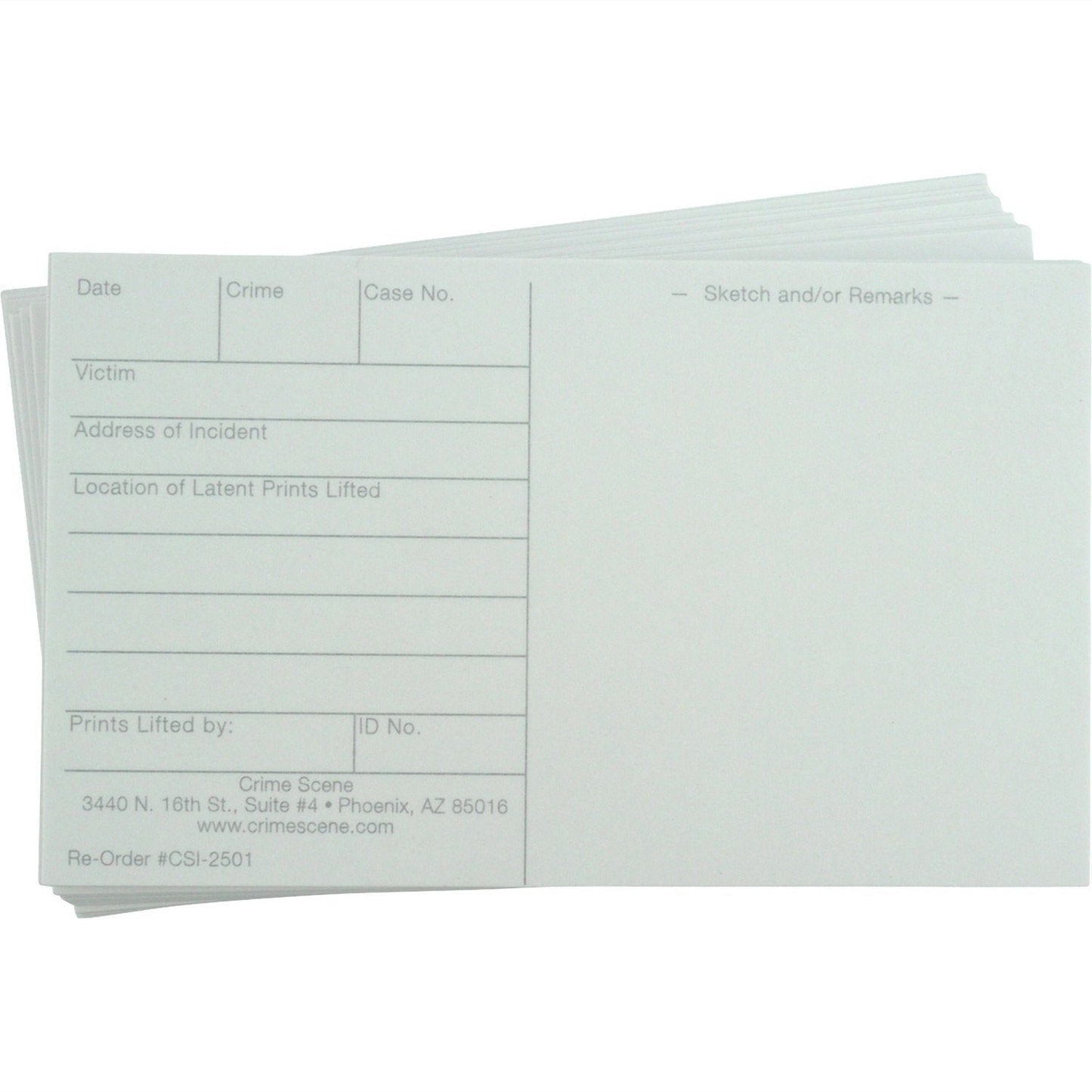 Classroom Fingerprint Kit - Serves 4 Work Groups of Students - Lift at Least 100 Fingerprints (Black)