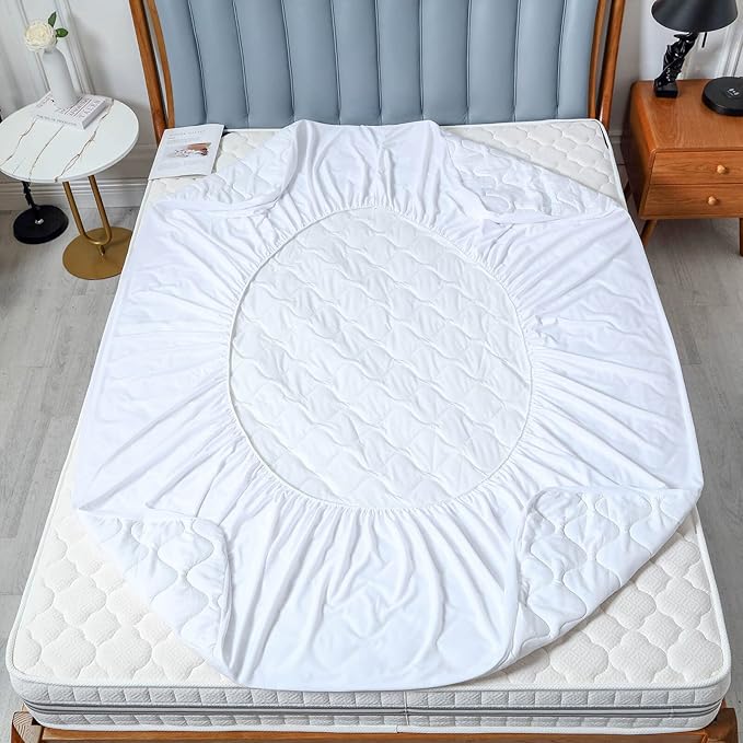 Quilted Waterproof Full Size Mattress Protector Pad