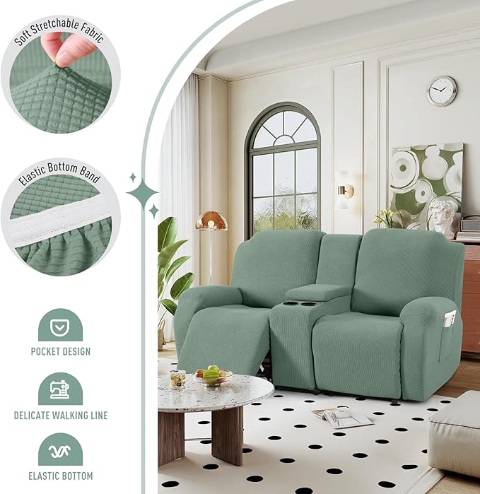 TAOCOCO Loveseat Recliner Cover