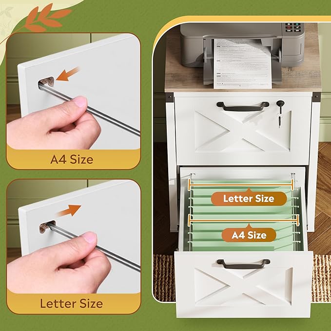DEVAISE 2 Drawer File Cabinet