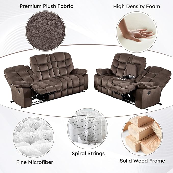 HAOMARKETS Power Recliner Chair Set of 2