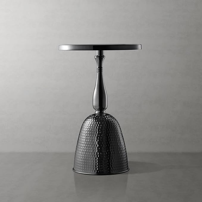 Homes: Inside + Out Halric Modern 24" Tall Round End Table