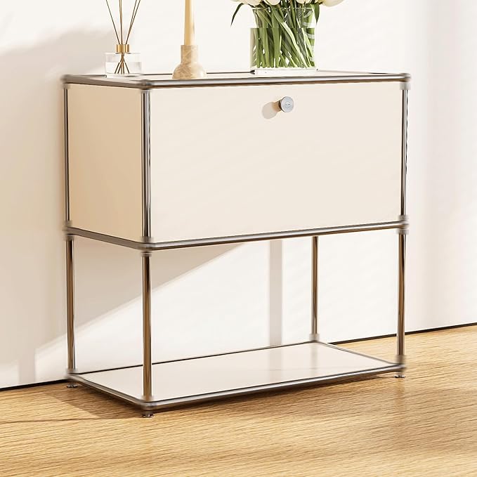 Modern Storage Cabinet Sideboard Versatile Free-Standing Organizer Cabinets
