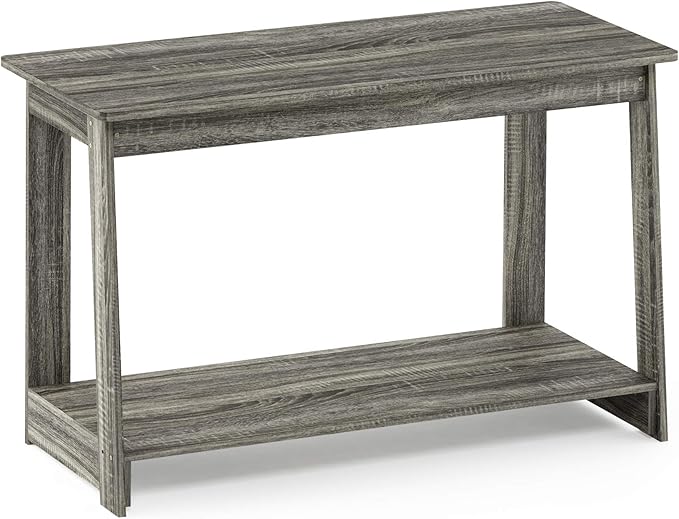 Furinno BEGINNING TV Stand, 2-Tier Rectangular Entertainment Center