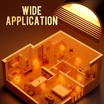 DORESshop LED Night Light[4 Pack], Night Lights Plug into Wall, 3 Level Brightness Adjustable Plug in Night Light, Dusk to Dawn Sensor, Nightlights for Adults, Bedroom, Bathroom, Hallway, Amber