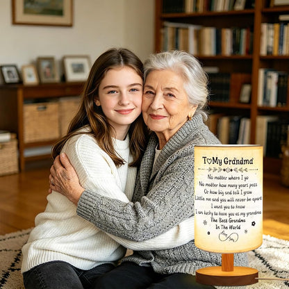 ZuEiiDop Grandma Gifts Best Grandma Table Lamp Mothers Day Birthday Gifts for Grandmas Granny Nana Mimi Gigi Grandmother Gift from Granddaughter Grandson Grandparent Day Gift for Grandmas Bedside Lamp