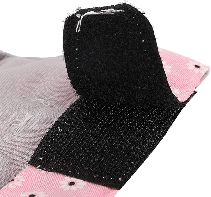 GLOGLOW Small Pet Leash Vest, Soft Fabric Rabbit Harness and Guinea Pig Carrier for Small Pets with Adjustable Straps, Great for Indoor and Outdoor Activities (L)