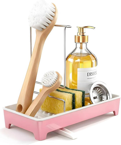 Minimalist Sink Caddy, Rustproof Sponge Holder