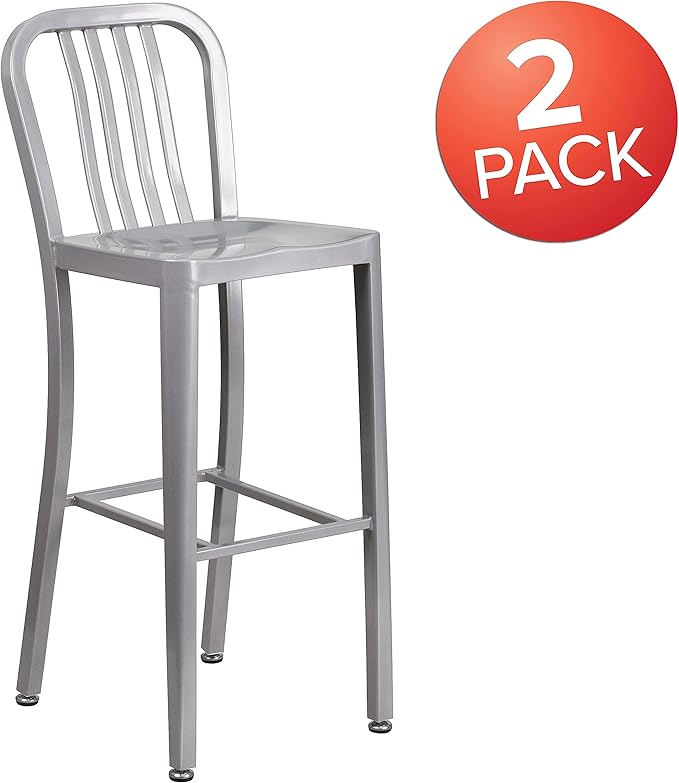 Flash Furniture Gael 30" Commercial Metal Barstools