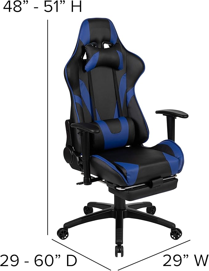Flash Furniture X30 Gaming Chair Racing Office Ergonomic Computer Chair