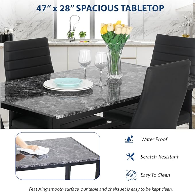 FDW Dining Table Set Dining Room Table Set