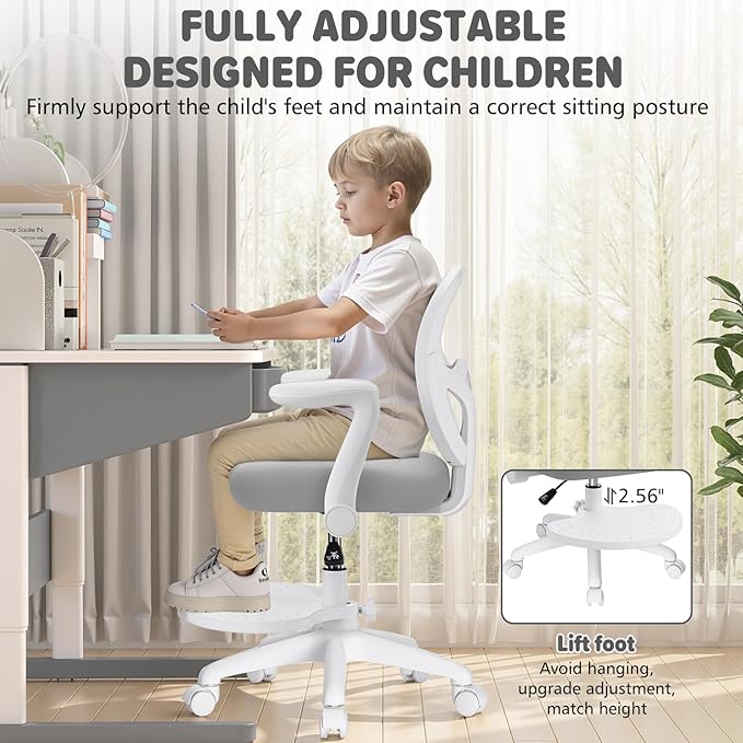 HOFFREE Kids Desk Chair Ergonomic Study Chair